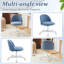 Petit fauteuil de bureau ergonomique en molleton Modern Teddy-493346647