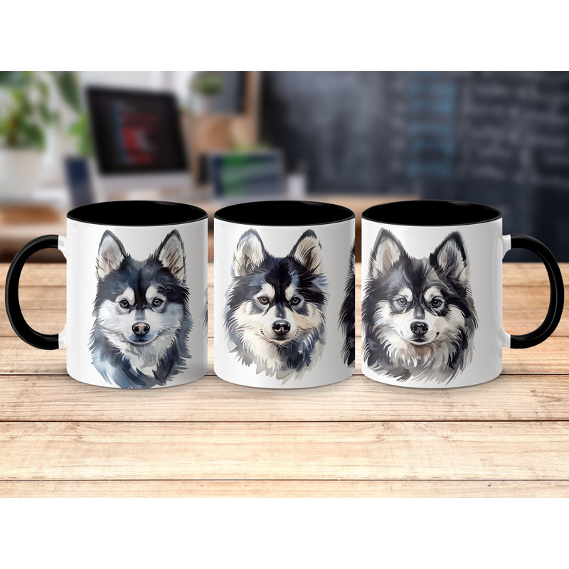 Ceramic Coffee Mug, 3, Black