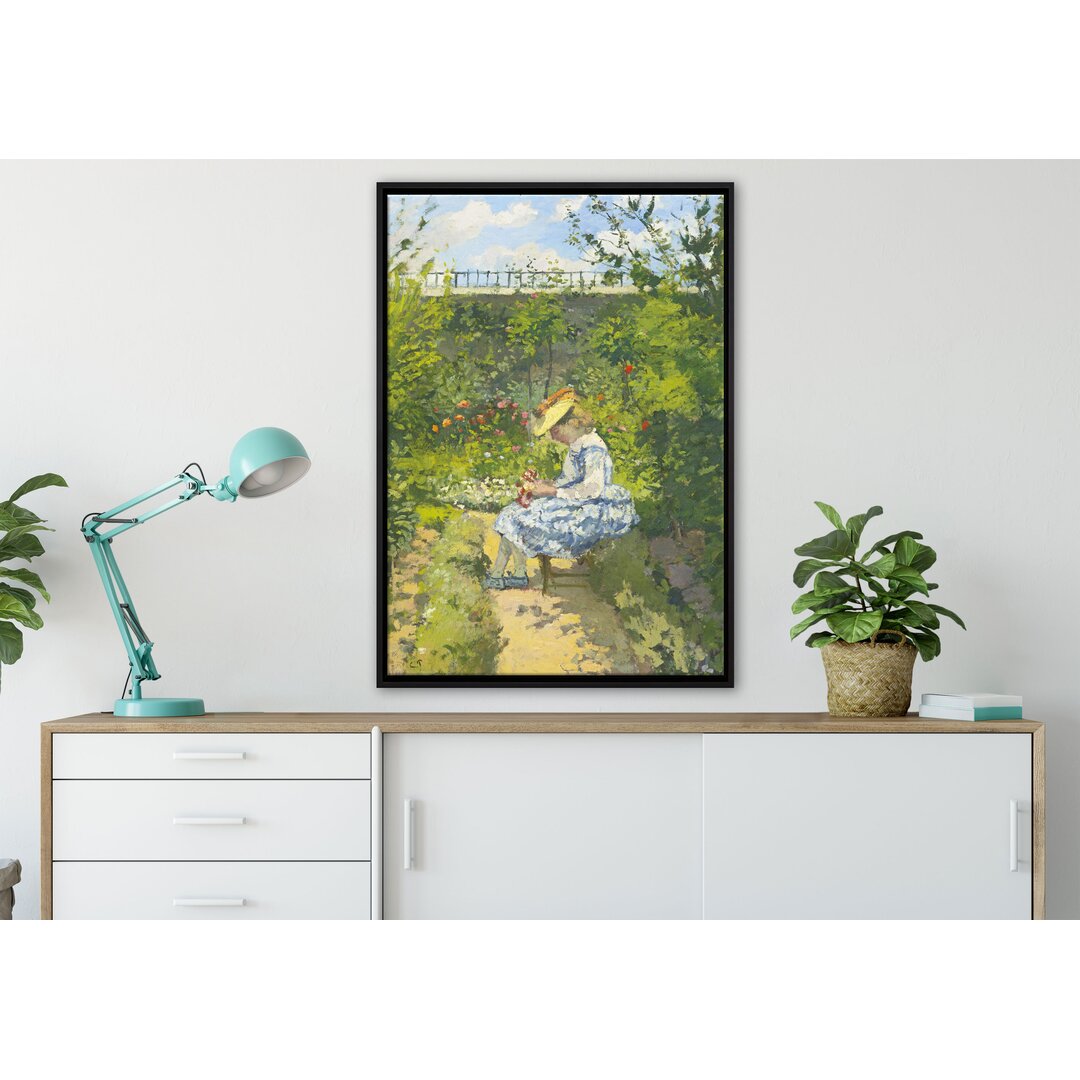 Gerahmter Kunstdruck Leinwandbild Jeanne Pissarrodite Minetteassis von Camille Pissarro