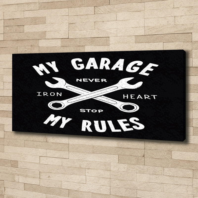 My Garage - Wrapped Canvas Print