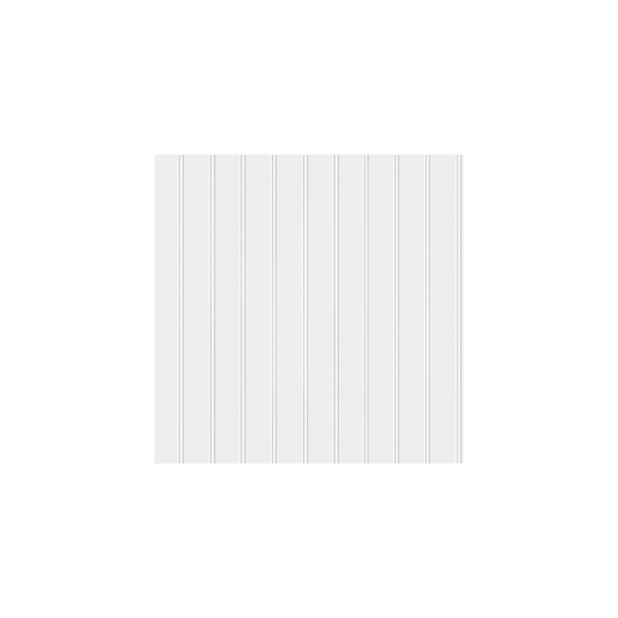 Beadboard Peel and Stick Wallpaper, White
