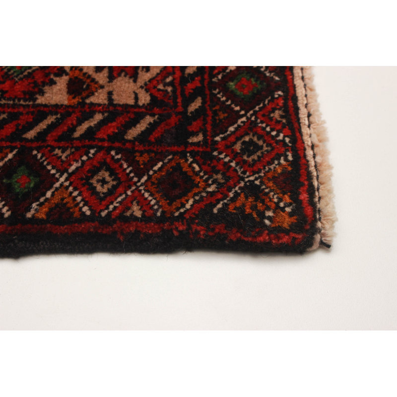 Tapis brun clair Teimani 3 pi 1 po x 4 pi 10 po