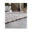 Tapis gris tressé à la main Aybar-529359675