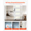 Sliding Barn Door with Hardware Kit MDF Panel Frosted Glass-116156482