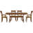Sarah Solid Wood Top Four Leg Dining Set-16804973-16804981