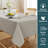 Premium Linen Textured Solid Table Cloths  Spill-Proof Waterproof Table Cover for Dining Buffet Tablecloth Feature Extra Soft and Thick Fabric Wrinkle Free-89868453-89868460