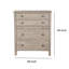 Commode 4 tiroirs Lusk