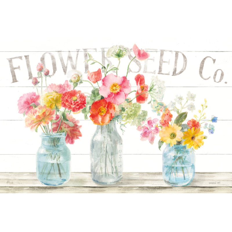Homegrown Summer I by Danhui Nai - Wrapped Canvas Painting, 51cm H x 76cm W