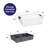  Clear Storage Boxes with Lids, 7.4 Quart BPA Free Plastic Containers, Bins for Organizing, Stackable Crates, Organizer Totes for Home, Office, School, and Dorm, 10 Pack-76548576