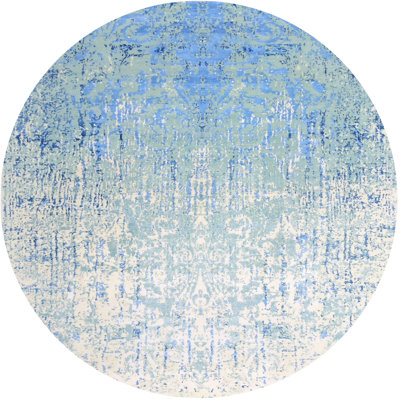 Tapis oriental bleu / blanc Hovey