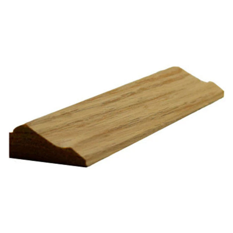 Moulure de panneau colonial EWPM38 de 1-1 / 8 po de largeur x 7/16 po de bordure. Sans finition, Chêne rouge