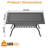 59.06" L Rectangular Patio Dining Table with Retro Style