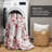 Floral Seersucker Bedding Sets, Microfiber Comforter, Cozy Pink Design