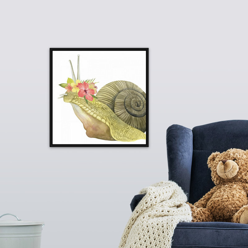 Art sur toile tropical halo i Shuttleworth, H 20 po x l 20 po x P 1,75 po, Cadre flottant noir
