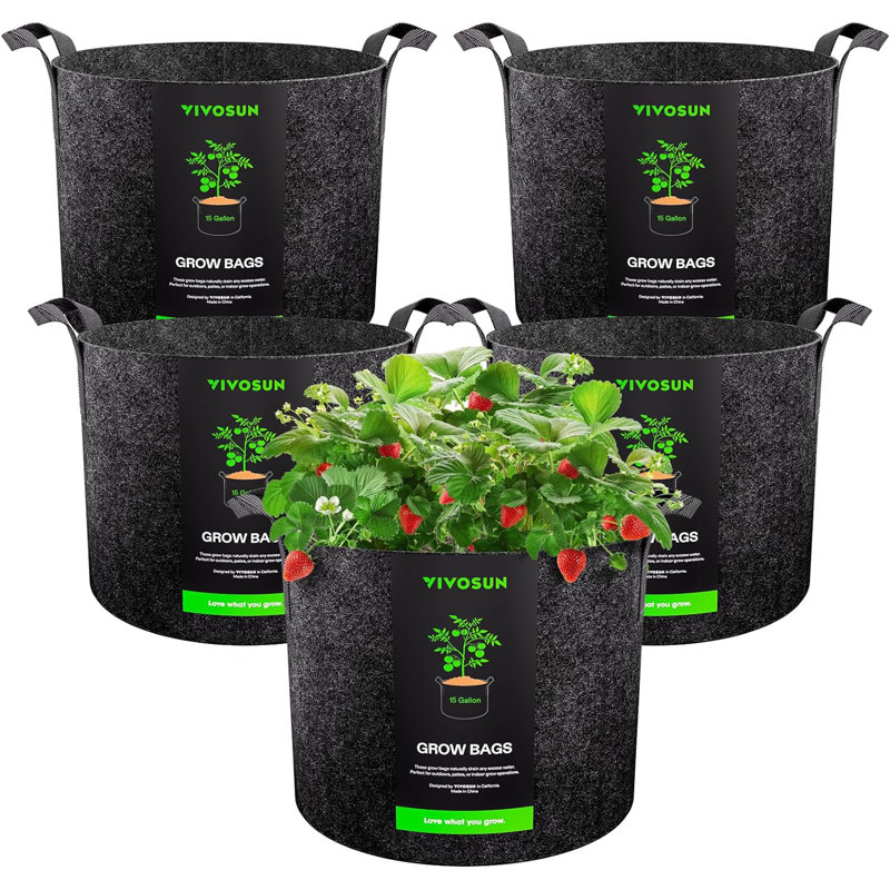 Sacs de culture pour plantes épaisses robustes, H 12 po x L 20 po x P 20 po