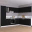 Black Hanging Glass Cabinet 60X31x60 Cm-584496423