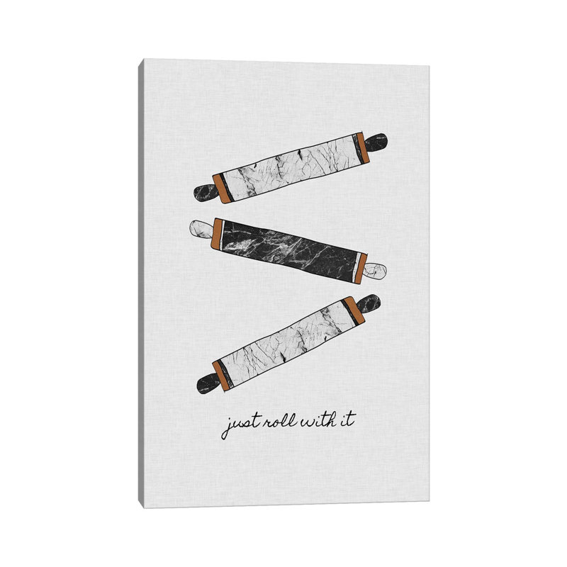 Just Roll With It by Orara Studio - Wrapped Canvas Gallery-Wrapped Canvas Giclée, 101.6 cm H x 66.04 cm W x 1.91 cm D