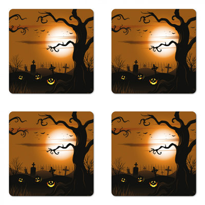 Square 4 Piece Coaster Set