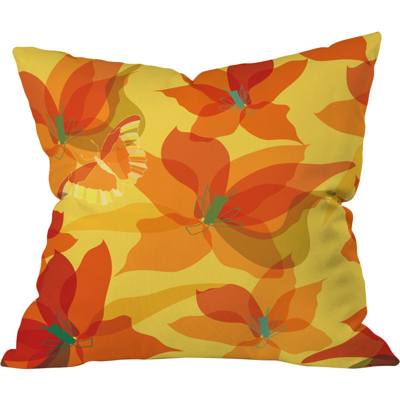 Polyester Throw Pillow, 18" x 18"