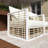 7-Piece Metal Patio Sectional Sofa Set With White Cushions-1839586566