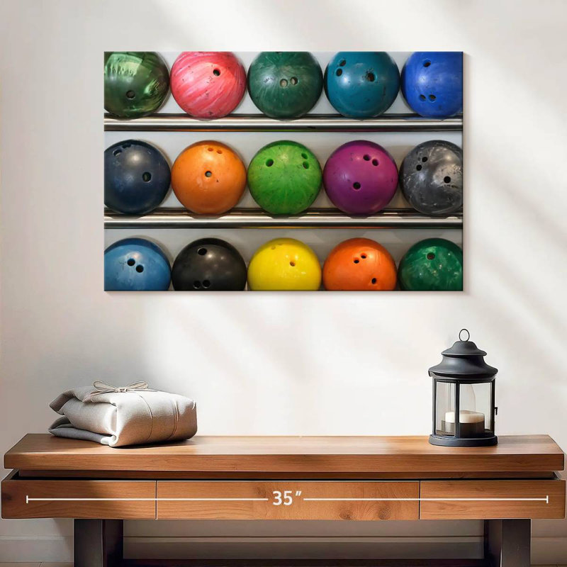 Sireci Bowling Balls, 16" H x 24" W