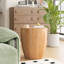 20.87"Vintage Style Bucket Shaped Coffee Table For Office