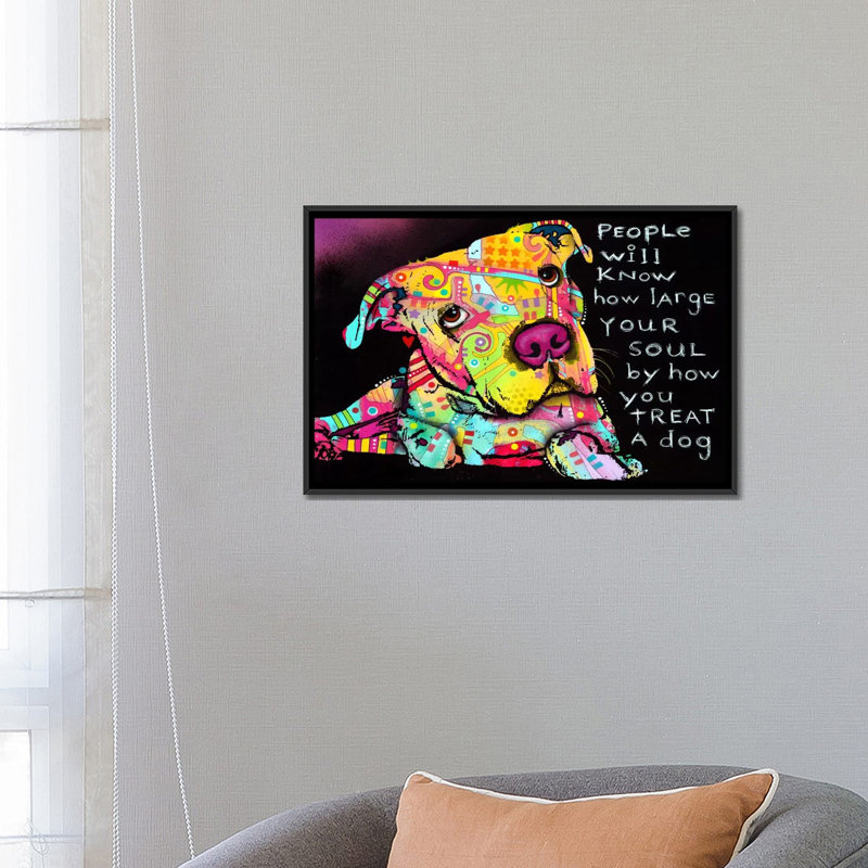 Firu - reproduction sur toile, H 18 po x l 26 po x P 1,5 po, Toile avec cadre noir
