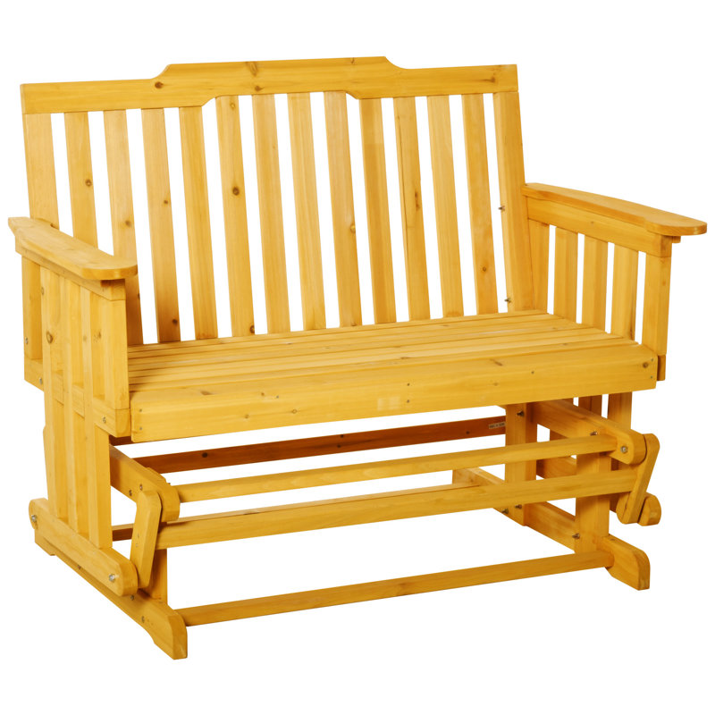Banc oscillant et oscillant pour 2 personnes Outsunny