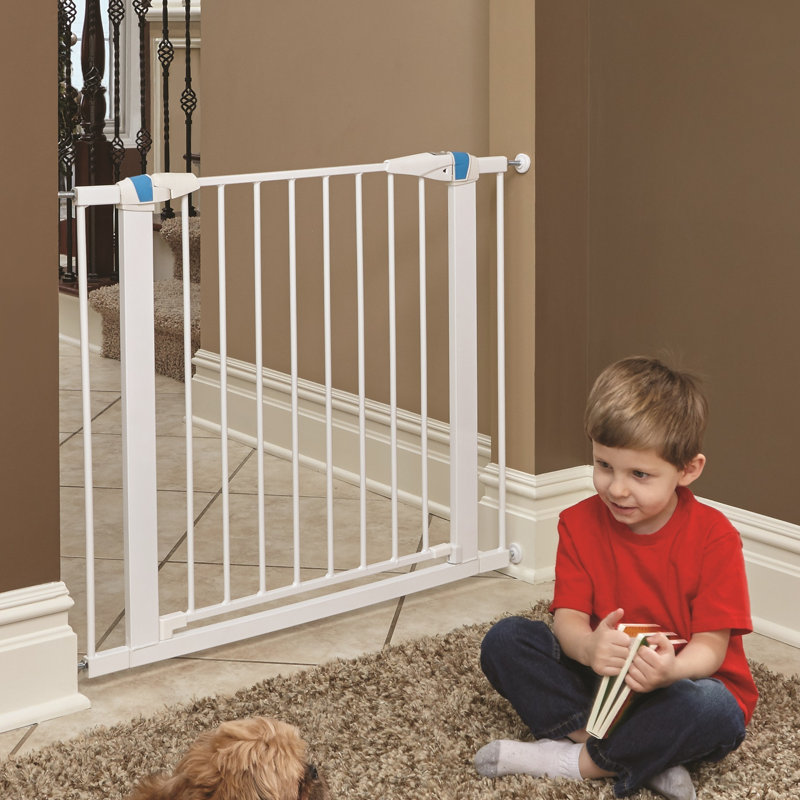 Barrière en acier pour animaux MidWest Homes, H 39 po x l 29 po x P 1,13 po, Blanc