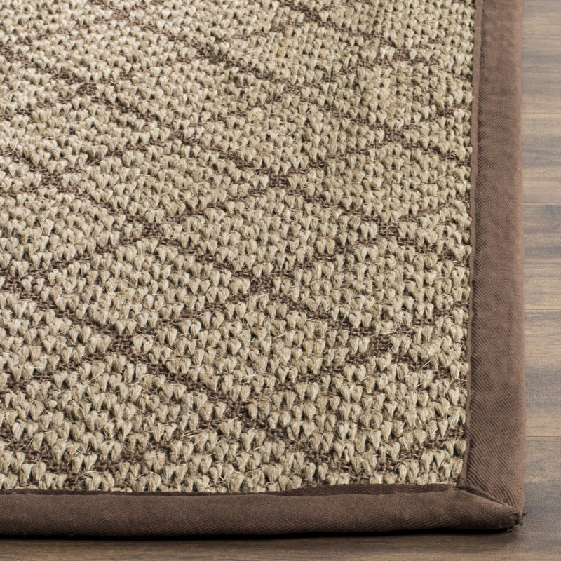 Tapis naturel à motif géométrique Aerionna, Rectangle 4 pi x 6 pi