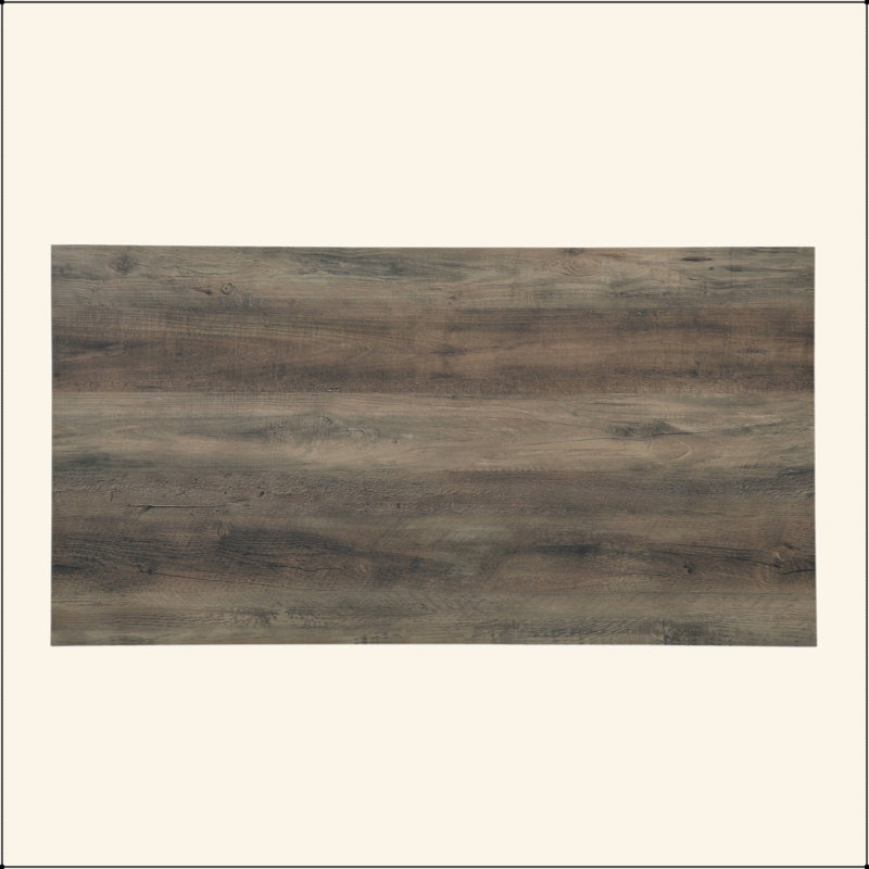 Rustic Oak & Black Finish Coffee Table