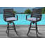 Tabourets de bar 30 "avec coussins Adelynn