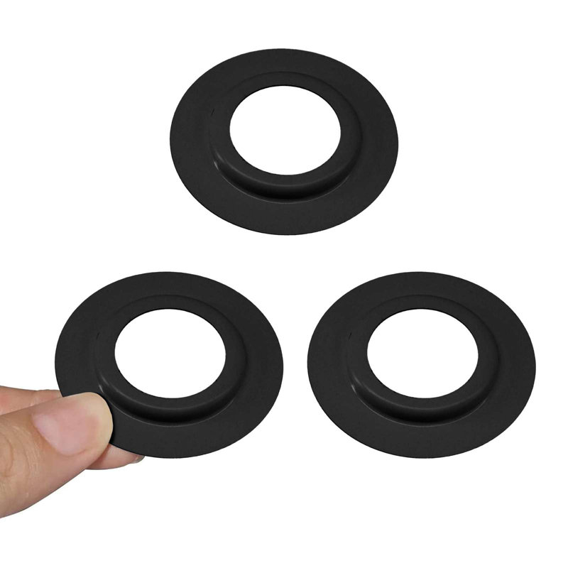 Dayveion Metal Lamp Shade Reducer Ring For ES/E27 To BC/B22 Plate Light Fitting Lampshade Lighting Kit, Black