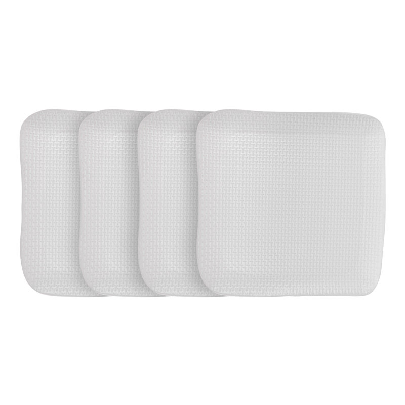 Stone Lain Olivia Dinner Plate Set Stoneware, White