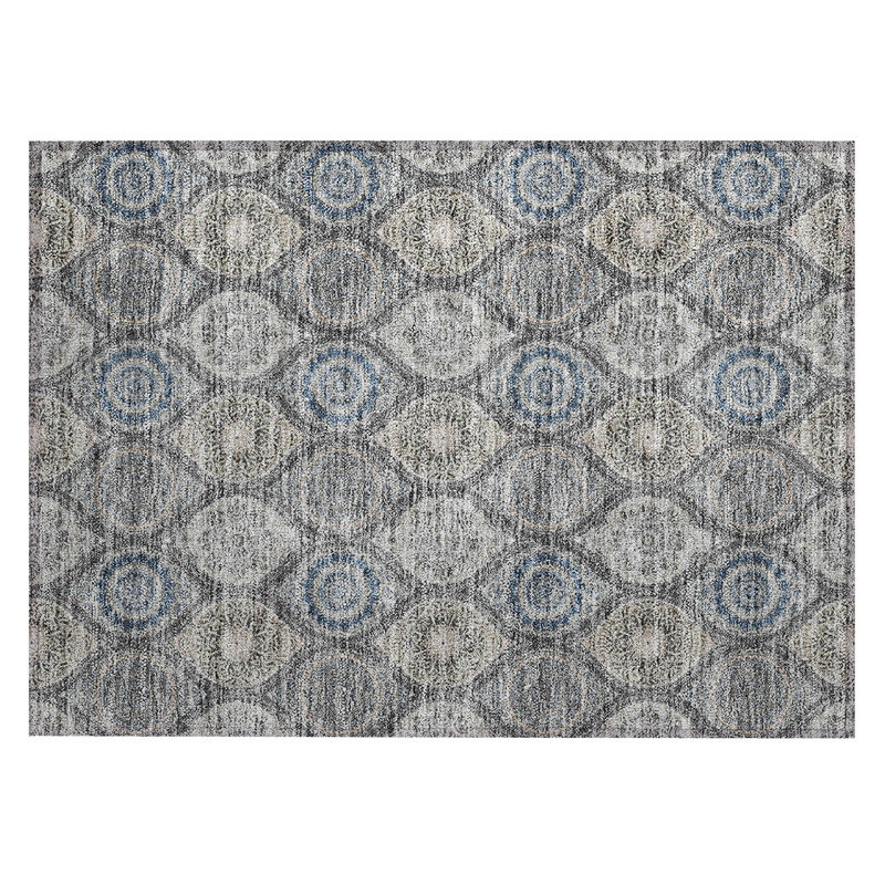 Chayden Washable Geometric Indoor / Outdoor Rug, Rectangle 1'8" x 2'6"