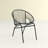 Alamo 26.7" W Papasan Chair-864419332
