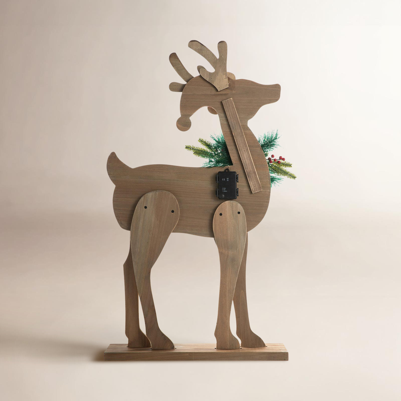 Lisdale Wooden Reindeer Porch Decor