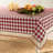 Linhart Checkered Cotton Blend Tablecloth-593756012-593756013