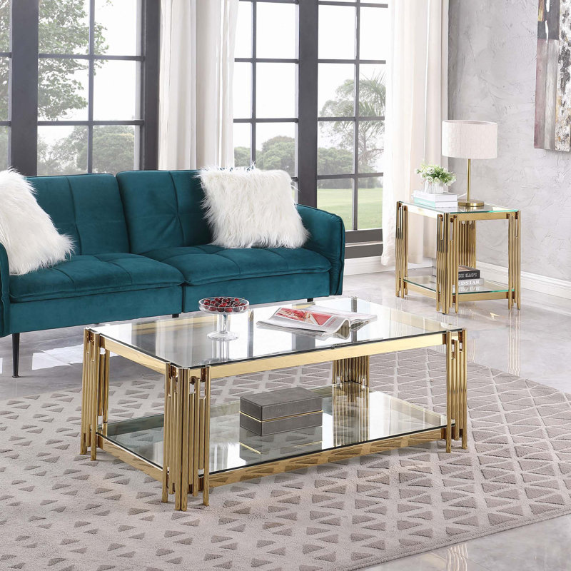Table basse de 48 po de largeur, Clair