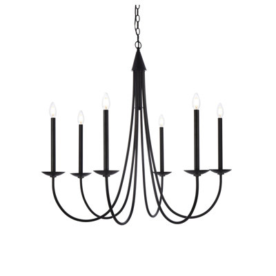 Baltray 6 - Light Candle Style Classic/Traditional Chandelier