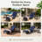 4-Piece Outdoor Aluminum Chaise Lounge Set with Adjustable Backrests, Side Tables and Cushions-102592773