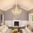 Speier 12-Light Dimmable Candle Style Wagon Wheel Chandelier Farmhouse Beaded Chandelier-915119695