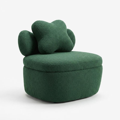 Upholstered Swivel Accent Chair