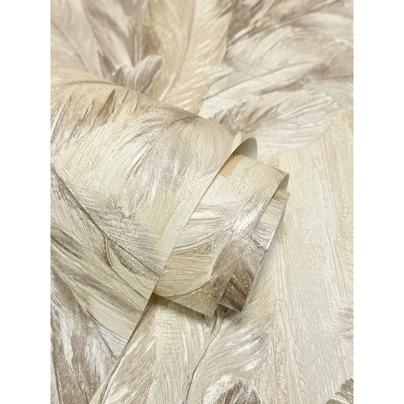 10m x 53cm Wallpaper Roll, Beige