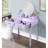 Modern Vanity - Tapered Legs And Solid Rubberwood For Home Contemporary Dressing Seat Metal Glide Wood Frame-1919864796