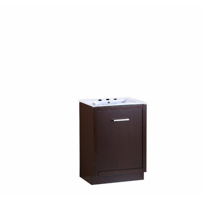 Cremona 24'' Single Bathroom Vanity with Ceramic Top