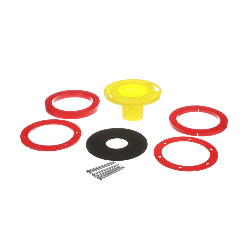 Set-Rite Multicolored Plastic Toilet Flange Extender Kit