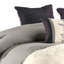  Ensemble d'édredon en microfibre mauve / gris 7 pièces-478013304