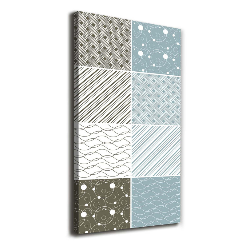 Geometric Patterns - Wrapped Canvas Print