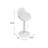 Hilia Vinyl Bucket Seat Adjustable Height Barstool with Diamond Pattern Back-1302222131